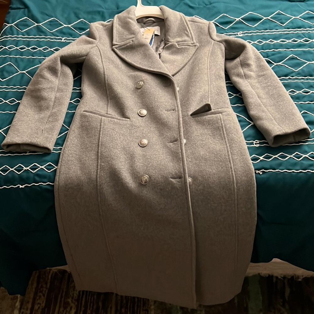 NWT Rebecca Minkoff Wool Long Grey Jacket